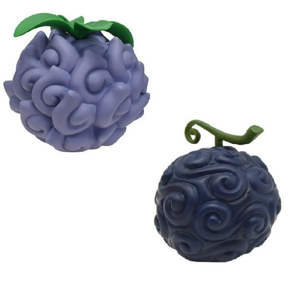 Njube The devil's fruit (Blue&Purple) Anime PVC Statue Decoration Ornaments Gift Collectible Model Gifts Otaku Favorite Anime Collection (2PCS)