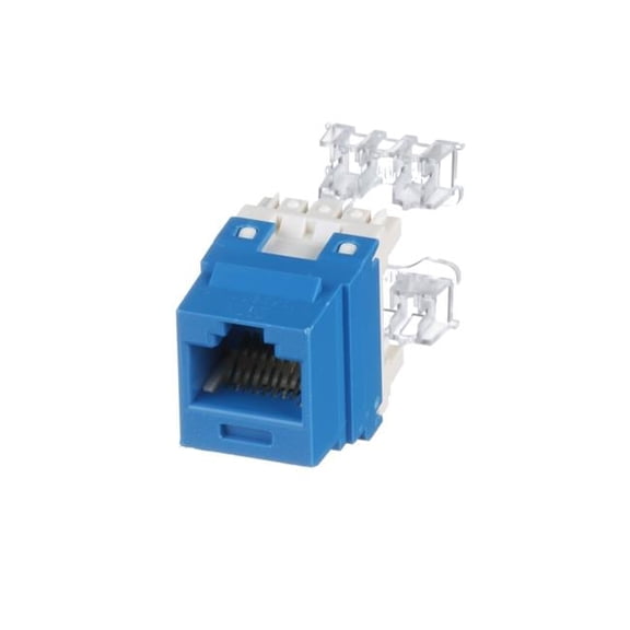 Nk Cat 6 Punchdown Jack Module, Blue