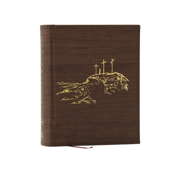 Nkjv, Journal the Word Bible, Large Print: Reflect, Journal or Create Art Next to Your Favorite Verses (Brown Leathersof, (Hardcover)