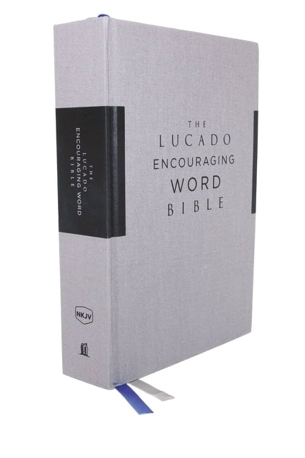 Nkjv, Lucado Encouraging Word Bible, Gray, Cloth Over Board, Comfort Print: Holy Bible, New King James Version (Hardcover)