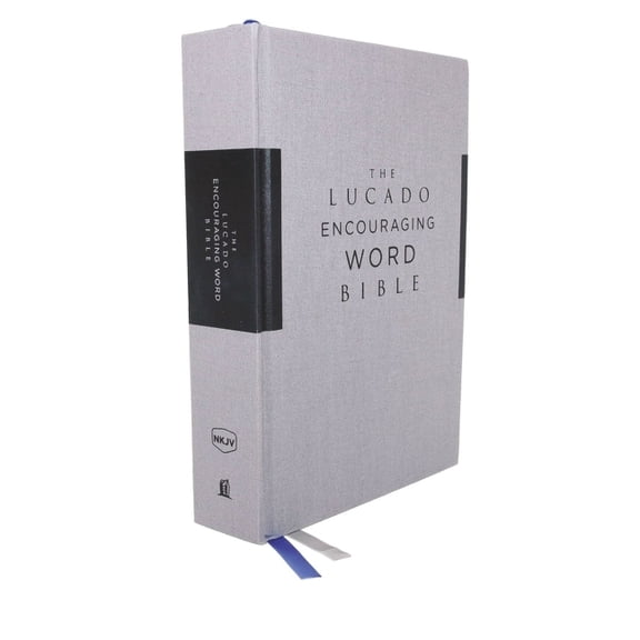 Nkjv, Lucado Encouraging Word Bible, Gray, Cloth Over Board, Comfort Print: Holy Bible, New King James Version, (Hardcover)