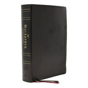 Nkjv, MacArthur Study Bible, 2nd Edition, Leathersoft, Black, Indexed, Comfort Print Unleashing Gods Truth One Verse a, Hardcover