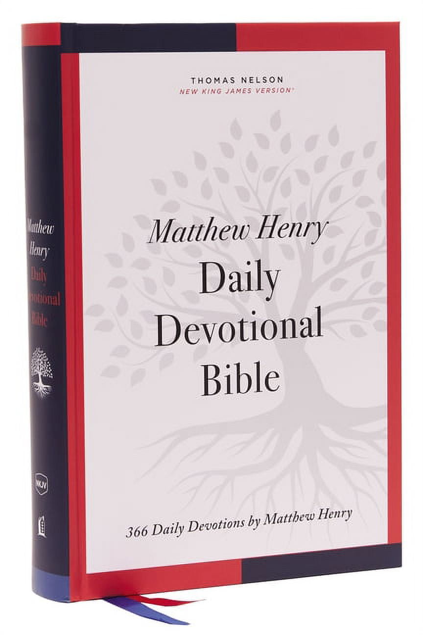 Nkjv, Matthew Henry Daily Devotional Bible, Hardcover, Red Letter, Comfort Print: 366 Daily Devotions by Matthew Henry (Hardcover)