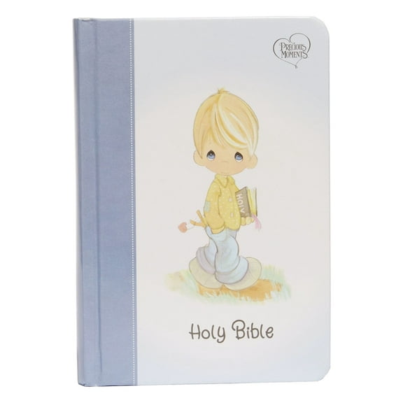 Nkjv, Precious Moments Small Hands Bible, Blue, Hardcover, Comfort Print: Holy Bible, New King James Version, (Hardcover)