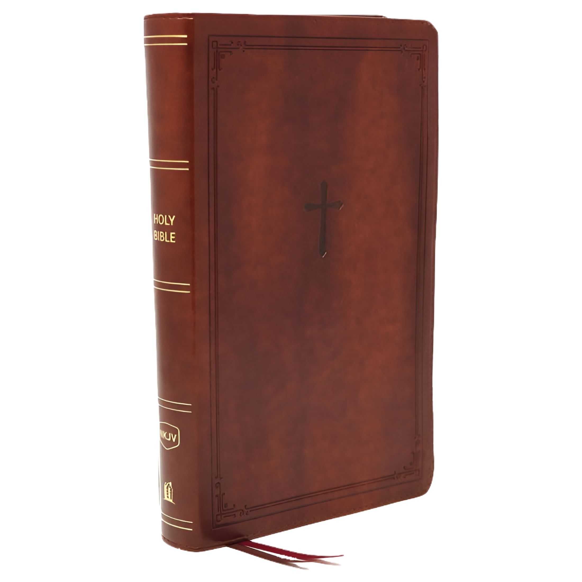 Nkjv, Reference Bible, Personal Size Large Print, Leathersoft, Brown, Red Letter Edition, Comfort Print: Holy Bible, New King James Version (Other)(Large Print)