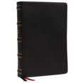 thumbnail image 1 of Pre-Owned NKJV, Single-Column Wide-Margin Reference Bible, Genuine Leather, Black, Red Letter, Comfort Print: Holy Bible, New King James Version, 9780785248705, 0785248706, Paperback,, 1 of 1