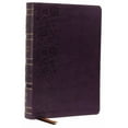 thumbnail image 1 of Nkjv, Single-Column Wide-Margin Reference Bible, Leathersoft, Purple, Red Letter, Thumb Indexed, Comfort Print: Holy Bib, (Hardcover), 1 of 1