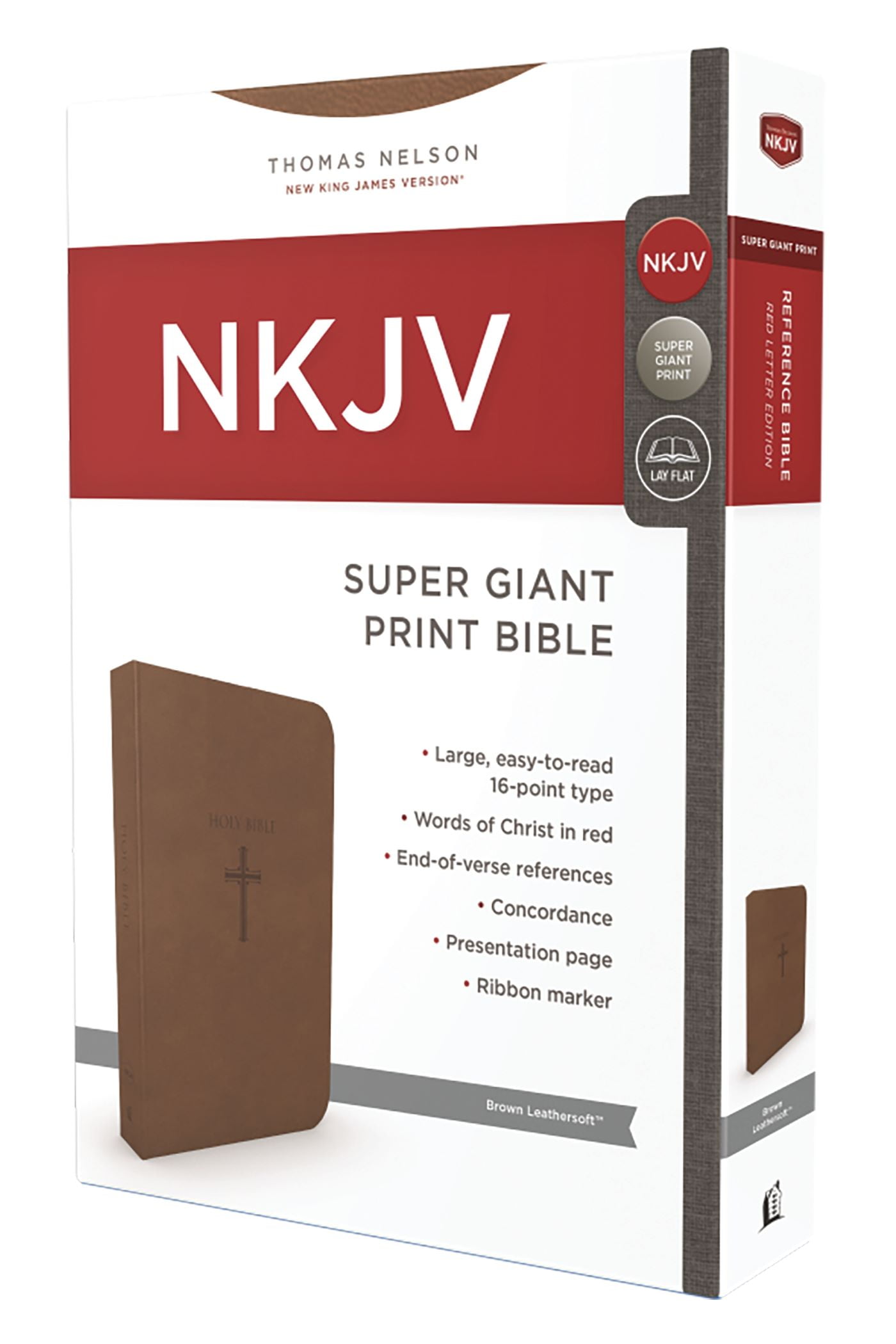 Thomas Nelson NKJV Super Giant Print Bible, Paperback Edition