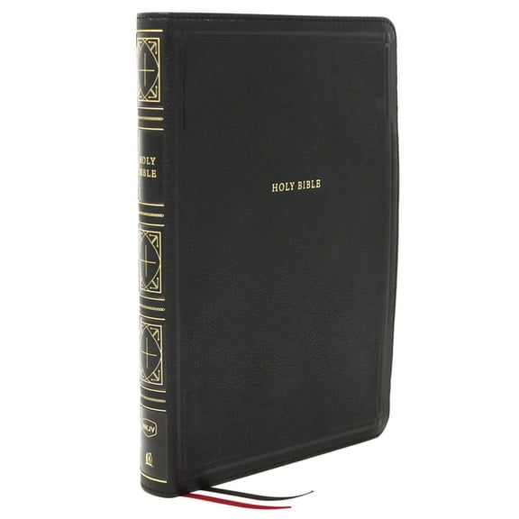 Nkjv, Thinline Bible, Giant Print, Leathersoft, Black, Red Letter Edition, Comfort Print: Holy Bible, New King James Ver, (Hardcover)
