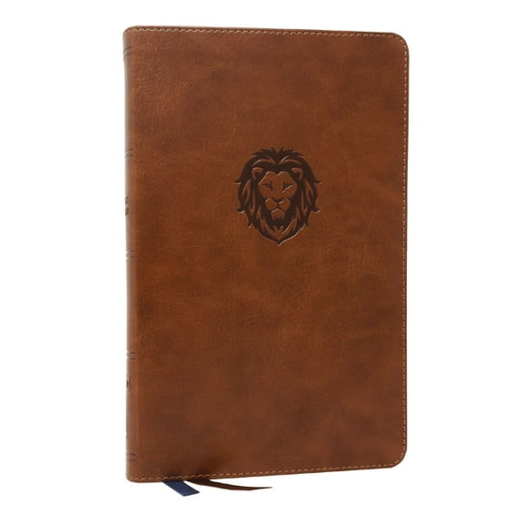 Nkjv, Thinline Bible Youth Edition, Leathersoft, Brown, Red Letter Edition, Comfort Print, (Hardcover)