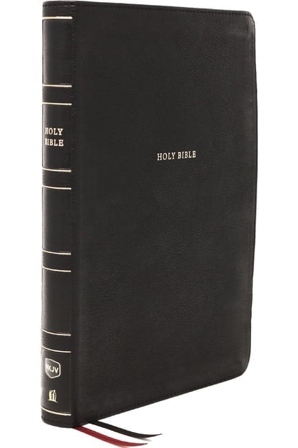 Nkjv, Thinline Reference Bible, Large Print, Leathersoft, Black, Comfort Print: Holy Bible, New King James Version, (Hardcover)