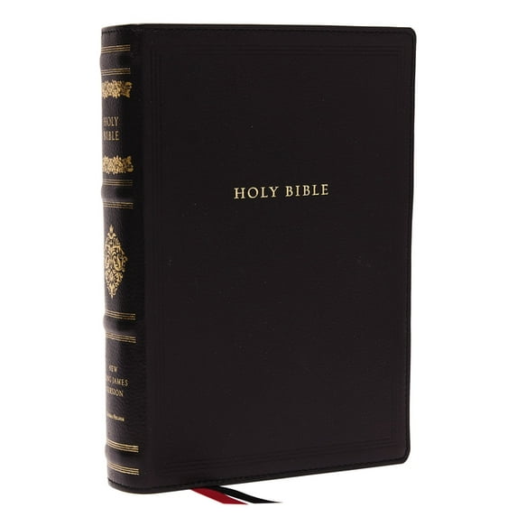 Nkjv, Wide-Margin Reference Bible, Sovereign Collection, Genuine Leather, Black, Red Letter, Comfort Print: Holy Bible, New King James Version (Other)