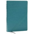 thumbnail image 1 of Nkjv, Word Study Reference Bible, Leathersoft, Turquoise, Red Letter, Comfort Print: 2,000 Keywords That Unlock the Mean, (Hardcover), 1 of 9