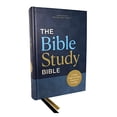 thumbnail image 1 of Pre-Owned NKJV, The Bible Study Bible, Hardcover, Comfort Print: A Study Guide for Every Chapter of the Bible Hardcover, 1 of 1