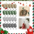 thumbnail image 1 of Nkmbld 10PC Adhesive Wall Hooks for Hanging, Christmas Traceless Hook Adhesive Nail Free Punch Hook for Bathroom Kitchen and Home Improvement, Clear, 1 of 8