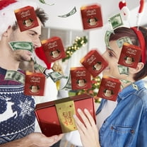 Nkmbld 10Pcs Surprise Gift Box Explosion for Money, Merry Christmas Surprise Gift Box Creating Surprising Gift Red Envelope Bouncing Romantic Gift Box