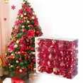 thumbnail image 1 of Nkmbld 116Pcs Christmas Balls Ornaments Electroplated Christmas Tree Decoration Ballss Pendants for Garden, Backyard, Holiday, Wedding, Party Decorations, 1 of 8