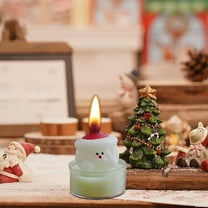 Nkmbld 2PC Christmas Scented Candle Gift Set, Organic Soy Wax Scented Candles Aromatic Fragrance Smoke-Free Wax for Xmas Home Party Room Table Decoration