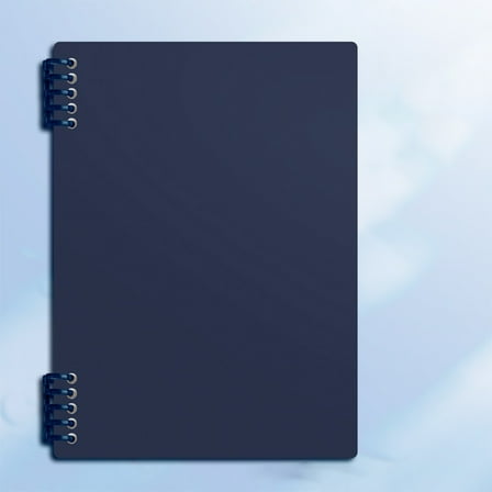 Nkmbld 2Pcs Notebook for Working, B5 Thick Plastic Hardcover Coil Notebook for Work, Travel, Bible, and Meeting, Blue