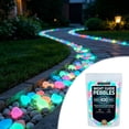 thumbnail image 1 of Nkmbld 400Pcs Glow in The Dark Stones, Luminous Pebbles Stones Glowing Rocks Decorative Light Up Pebbles for Fish Tank Outdoor Garden Decor, 1 of 8