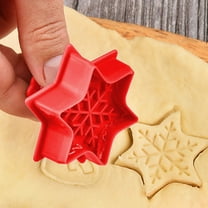 Nkmbld 4Pcs Christmas Cookies Cake Molds Diy Baking Cookies Molds for Chocolate, Cupcakes, Candy, Cookies, Soap