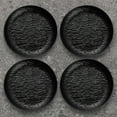 thumbnail image 1 of Nkmbld 4Pcs Reusable Lightweight Salad Fruit Plates Durable Household Dining Table Spit Bones Plates Suitable for Restaurant Kitchen and Camping, Black, 1 of 8