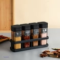 thumbnail image 1 of Nkmbld 4Pcs Seasoning Jar Condiment Bottle Sealed Sub-Package Kitchen Barbecue Condiment Bottle Household Combination Condiment Box, Multicolor, 1 of 7
