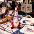 thumbnail image 1 of Nkmbld 4th of July Patriotic Gnomes Decorations Handmade Plush Gnomes Table Decorations Farmhouse Tiered Tray Decorations for Kitchen Desk Table Shelf Decor, 1 of 8