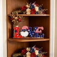 thumbnail image 1 of Nkmbld 4th of July Tabletop Ornaments Patriotic Tiered Tray Decor Farmhouse Wooden Block Signs for Tabletop Centerpieces Home Kitchen Office Desk Shelf, 1 of 8