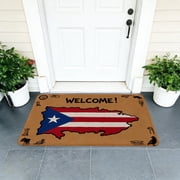 Nkmbld 4th of July Door Mat, Dirt Resistant Welcome Mats for Entryway, Anti Slip Floor Mat for Memorial Day Front Door Porch Indoor Outdoor Decor