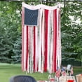 thumbnail image 1 of Nkmbld 4th of July Rag American Flag Banner, Vintage Patriotic Garden Flag, Independence Day Flags Bunting for Outdoor Garden Yard Party Decoration, 1 of 8