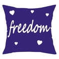thumbnail image 1 of Nkmbld 4th of July Throw Pillow Covers, Patriotic Linen Pillow Case for Independence Day, Memorial Day, Veteran's Day Sofa Couch Decorations, 1 of 8