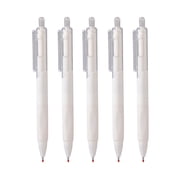 Nkmbld 5 Pack Retractable Gel Pens, 0.5mm Fine Point Smooth Writing Pens for Journaling and Note Taking, Quick Dry Black Ink Ballpoint Pens for Women Men