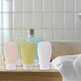 thumbnail image 1 of Nkmbld 60ml Portable Soap Dispenser Bottle Cosmetics Sample Empty Bottle Shampoo and Shower Gel Extrusion Travel Plastic Bottle, Blue, 1 of 7