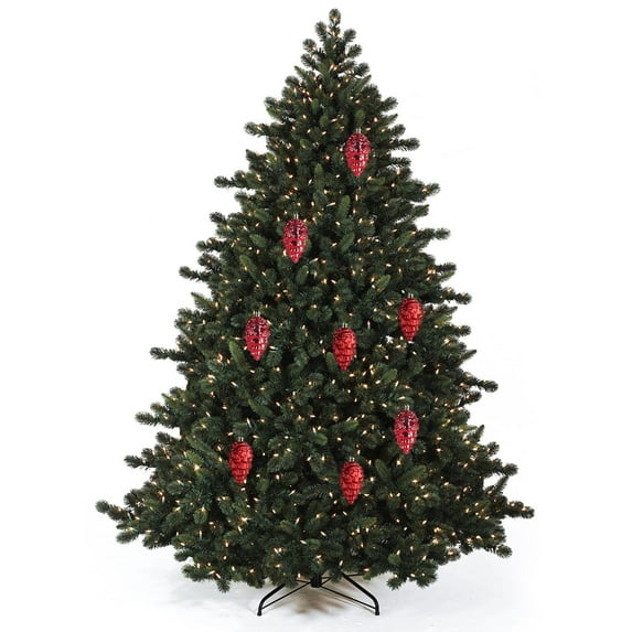 Nkmbld 8Pcs Christmas Balls Ornaments Christmas Tree Pendant, Indoor Outdoor Shatterproof Christmas Ornaments, Xmars Party Wedding Suppiles, Red
