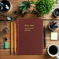 thumbnail image 1 of Nkmbld A6 College Ruled Notebook High Value Thick Note Making Notebook Flip Coil Notebook for Work & Note Taking, Journals for Writing, Red, 1 of 8