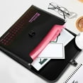 thumbnail image 1 of Nkmbld Accordion File Folder, Multi-Pocket Expanding Organizer File Folder with Handle, Large Capacity Office File Storage Bag for Office Business Home, Pink, 1 of 8
