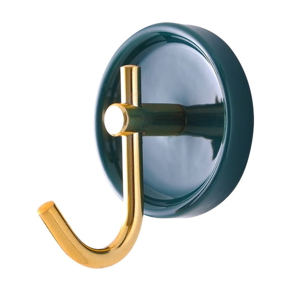Nkmbld Adhesive Wall Hooks for Hanging, Ceramic Sticky Wall Hooks Strong Load-Bearing Hangers for Keys, Bathroom, Kitchen, Door, Home Improvement, Green