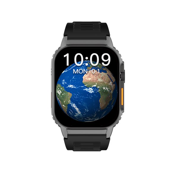 Nkmbld Android Smart Sports Watch Bracelet Advanced Bluetooth Calling and Extra Long Battery Life Customised Dials with Multiple Patterns, Black