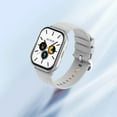 thumbnail image 1 of Nkmbld Android Smart Sports Watch Bracelet Advanced Bluetooth Calling and Extra Long Battery Life Customised Dials with Multiple Patterns, Silver, 1 of 9