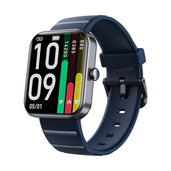 Nkmbld Android Smart Watch 1.9 inch High-Definition Large Screen with Multi Theme Style 100+ Dial Message Reminder 50+sports Smartwatch, Blue