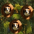 thumbnail image 1 of Nkmbld Animal Ornaments for Christmas Tree, Forest Little Animals Acrylic Hanging Decoration for Tree Walls Windows Doors Home Party Garden, 1 of 6