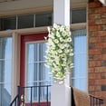 thumbnail image 1 of Nkmbld Artificial Fall Garland for Front Door Outside Simulated Rose Artificial Flower Living Room Ceiling Decoration Plastic Wrapping, 1 of 7