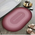 thumbnail image 1 of Nkmbld Bath Mat Diatomite Soft Rubber Absorbent Mats Bathroom Floor Mats Soft Diatomite Non-slip Bathroom Foot Mats Bathroom Toilet Mats, 1 of 8