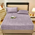 thumbnail image 1 of Nkmbld Bedding Upholstered Bedspreads Mattress Protectors, Comforter Sets & Bedding for All Season, Queen, Purple, 1 of 7