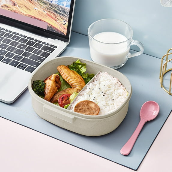 Nkmbld Bento Box Adult, Large Capacity Lunch Box with Lids, Plastic Food Storage Containers, Microwave Safe, Leak-Proof Lunchbox for Work, Picnic