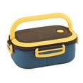 thumbnail image 1 of Nkmbld Bento Box for Kids, Double-Layer Divided Bento Box Plastic Food Storage Containers for Work and Picnic, BPA-Free, Microwave and Dishwasher Safe, 1 of 8