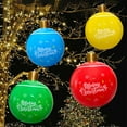 thumbnail image 1 of Nkmbld Big Shiny Inflatable Balls for Christmas, Wedding Festivals Christmas Ornaments, Hanging Holiday Yard Bauble Reusable, 1 of 8