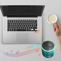 Nkmbld Bluetooth Speakers Wireless M5 Metal Bluetooth Speaker Series High Volume Small Steel Cannons Mobile Phone Wireless Outdoor Desktop Speaker, Graduation Gift, Blue