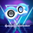 thumbnail image 1 of Nkmbld Bluetooth Speakers Wireless PC Special Offer Big Eyed Girl Sound Computer Speaker USB Petals Laptop Small Sound Portable Speaker, Graduation Gift, Blue, 1 of 8